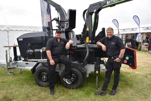 Forestry Journal: Lee Richardson and Mark Jibson of Ufkes Greentec UK with the Cheetah 30.