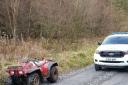 This quad bike was seized by officers