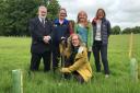 Biodiversity Minister Lorna Slater, yellow jacket, launched the fund