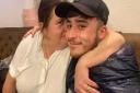 Swindon stabbing murder victim Owen Dunn with mother Zoe Mitchell