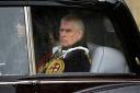 Prince Andrew pictured at the coronation of King Charles last year