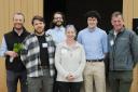 L–R: Kevin Hobbs; Ryan McClory; John Vilasboa; Dr Jo Clark; Eamonn Cooper; Gary Kerr.