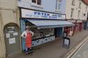 The Peter Jacks Family Butchers shop before it closed in Newtown's Market Street.