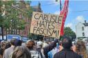 Carlisle Against Racism demonstration in Carlisle city centre