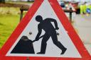 Roadworks sign