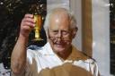 King Charles III pictured during a dinner at the Robert Louis Stevenson Museum in Samoa