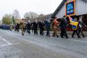 Llandrindod residents turned out in force for Remembrance Day on Sunday, November 10.