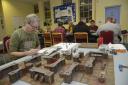 Mark Reynolds playing Necromania Commander at the packed Trowbridge Gaming Club.