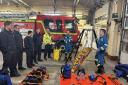 Coastguard and fire service join forces in evening of training