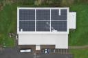 Solar panel works completed