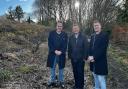 From left to right - Robert McGuin, Jason McCartney MP, Cllr Adam Gregg