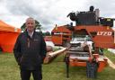 Keith Threadgall and his WoodMizer LT70.