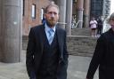 Daniel Graham leaving Newcastle Crown Court after a hearing in the case where he along with Adam Carruthers are accused of felling the Sycamore Gap tree