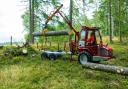 Both machines were shown off for the first time at the Finnish forestry exhibition FinnMetko