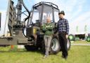 Oakleaf's Joe Litter and Thomas Johannson, from Vimek, with the UK's first 870.2