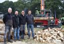 L–R: Martin Bloemenkamp (BTD Technics), Alan Gaul (PJ Gaul), Paul Trimble (Trimvale Machinery) and Ben Price (B. Price Mus-Max)