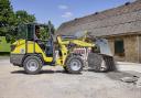 The compact WL250 wheel loader has an operating weight of around two tonnes