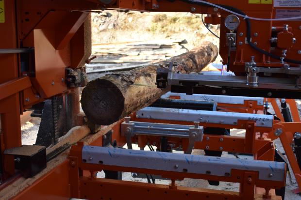 Forestry Journal: At first, while it is cutting, the mill seems to be losing power.