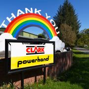 Clark engineers a rainbow of thanks