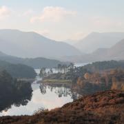 The classic view of Glen Affric. The passes at its head were the routes taken by the Highland drovers who brought cattle from the west coast and the islands to the markets of the east.