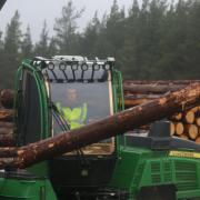 Trainees will get the chance to step inside the cabin of a forwarder