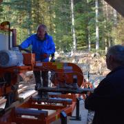 Keith Threadgall and his team overcame significant challenges to install the new sawmill