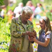 Dame Judi Dench was presented with a seedling from the Sycamore Gap tree