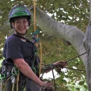 Cecily Withall has grown to love life in the canopy.