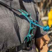 The Chester SRS chest harness is purpose-built for single-rope technique (SRT)