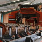 The WB2000 industrial sawmill was the star of the show.
