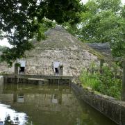 The saw mill at Gunton Park is powered by water.