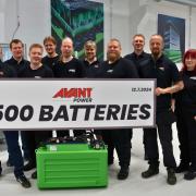 Battery manufacturer Avant Power has just completed its five-hundredth high-power battery for an electric loader.