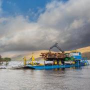 A project that transported a forwarder by barge to a remote woodland is among those to have benefited from the fund in the past