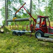 Both machines were shown off for the first time at the Finnish forestry exhibition FinnMetko