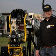 Michel Gierkink, CEO of GMT Equipment, on the Field and Forest Machinery stand.