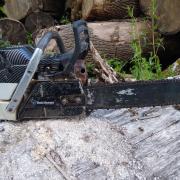 The Holzfforma G372XP Pro chainsaw.