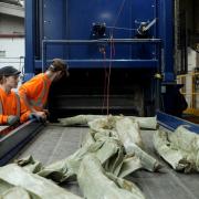 At its headquarters in Aberdare, Tubex has processed and pelletised approximately 36,000 kg of recycled shelter material this year