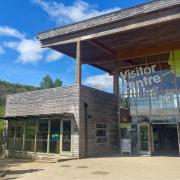 The visitor centre at Forestry England's Dalby Forest