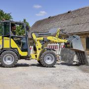 The compact WL250 wheel loader has an operating weight of around two tonnes