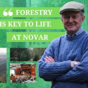 Current custodian Ronald Munro Ferguson took FJ on a tour of the Novar Estate