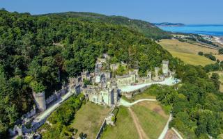 Camera Club member Carl Bishop took this drone shot of Gwrych Castle and the surrounding woodland.