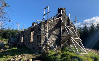 A remote bothy near Oban is coming to life with hard work from volunteers