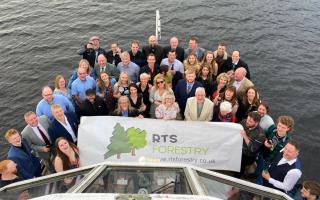 RTS Forestry marked its 40th anniversary with a celebration on Loch Lomond.